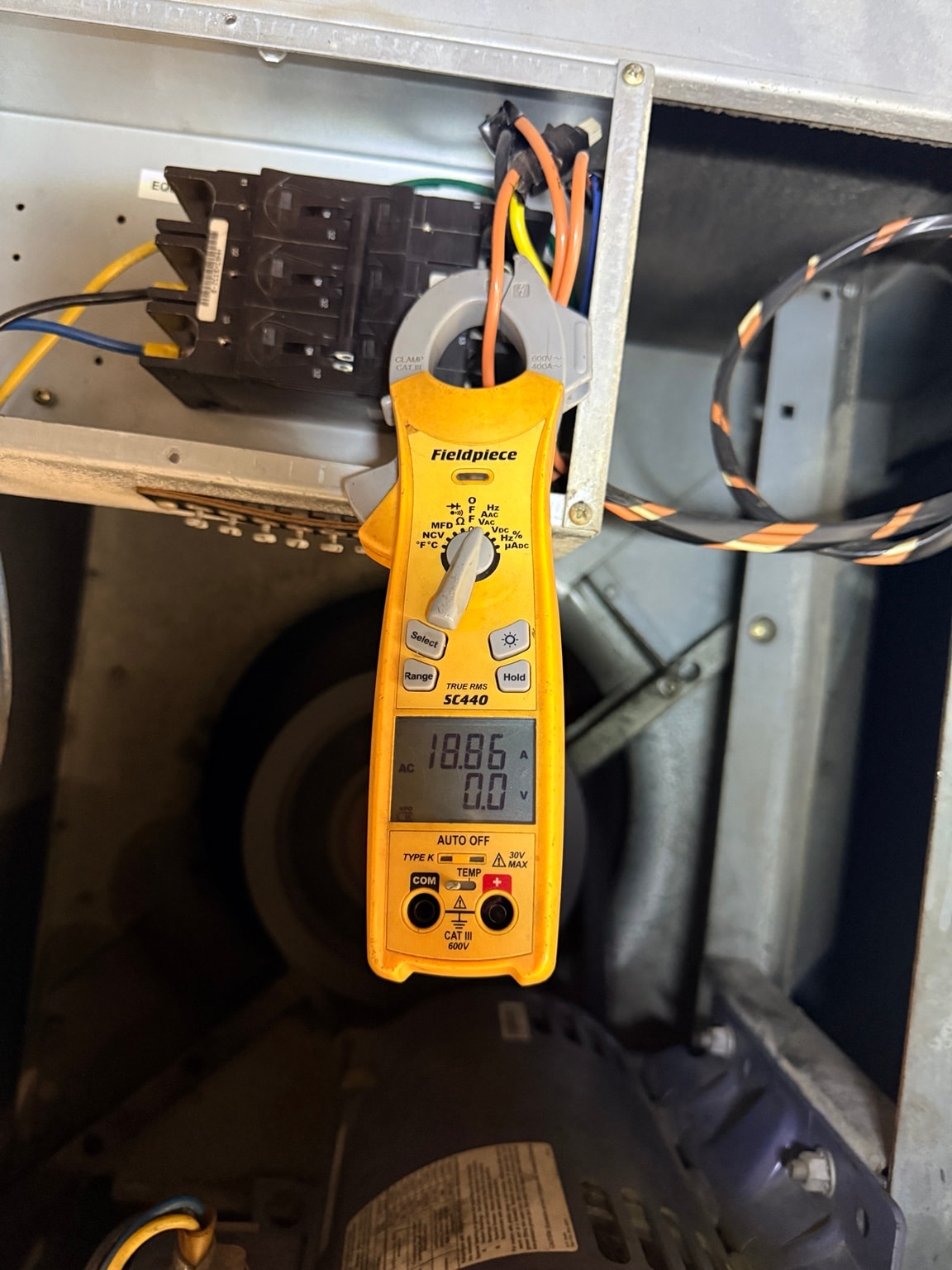 HVAC diagnostic work on commercial equipment