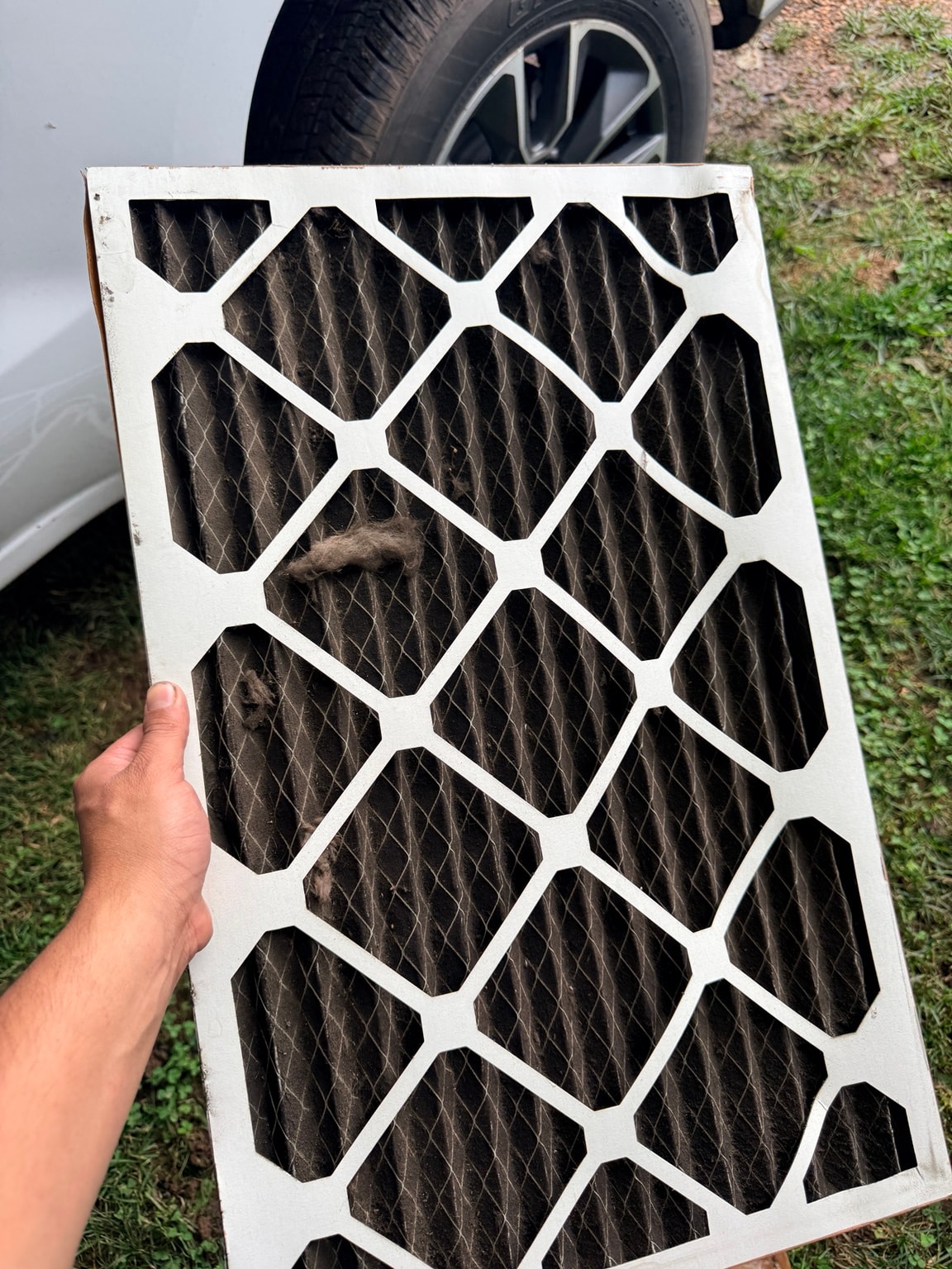Residential air filter inspection