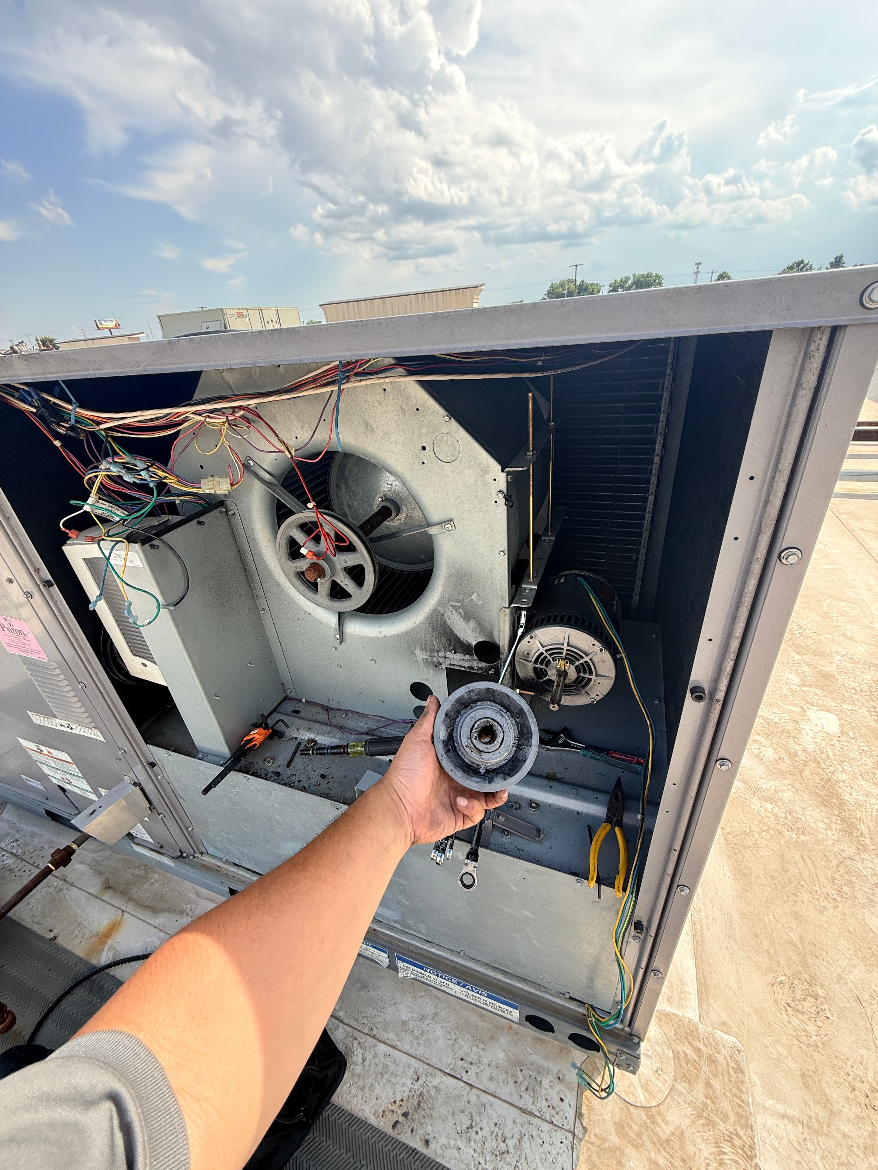 Residential outdoor AC unit